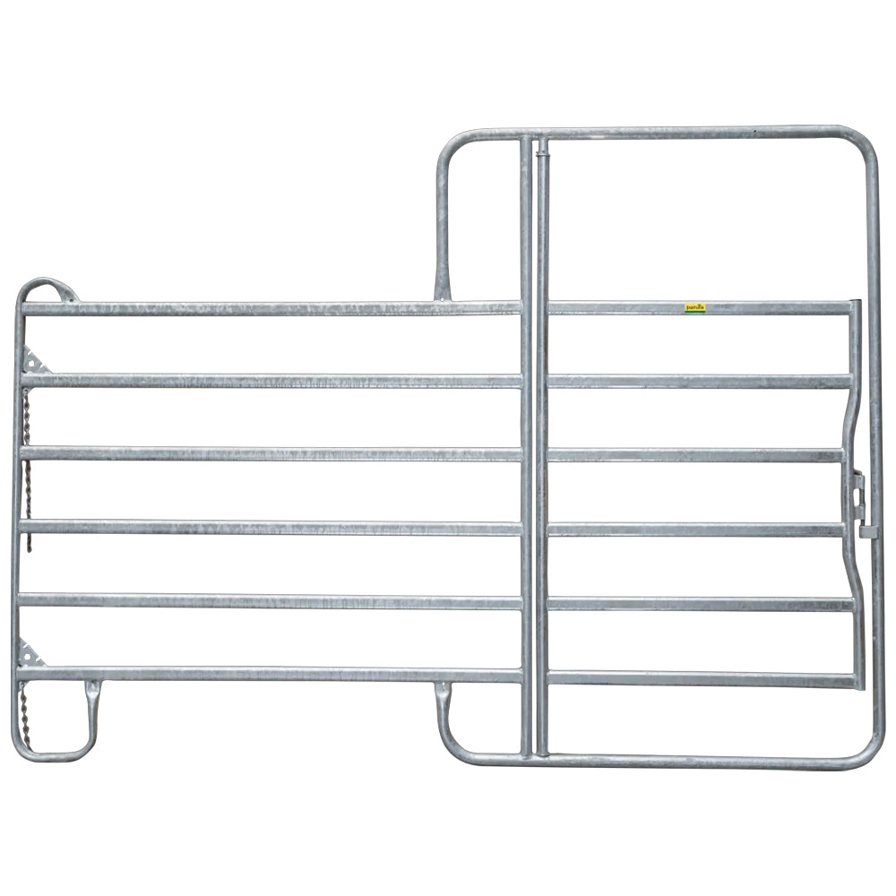 Pannello compatto con cancello e barra centrale – 2,20 m