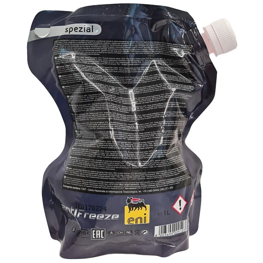Eni Antifreeze Spezial – Liquido Antigelo OAT per Motori
