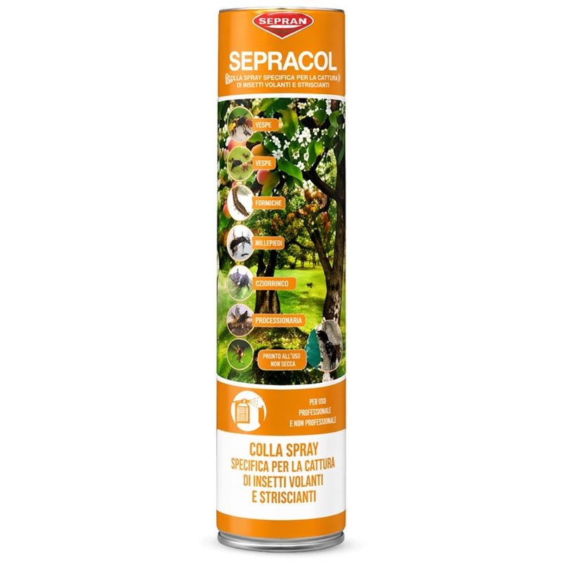 Sepran Sepracol -  Colla Spray Contro Insetti Volanti e Striscianti