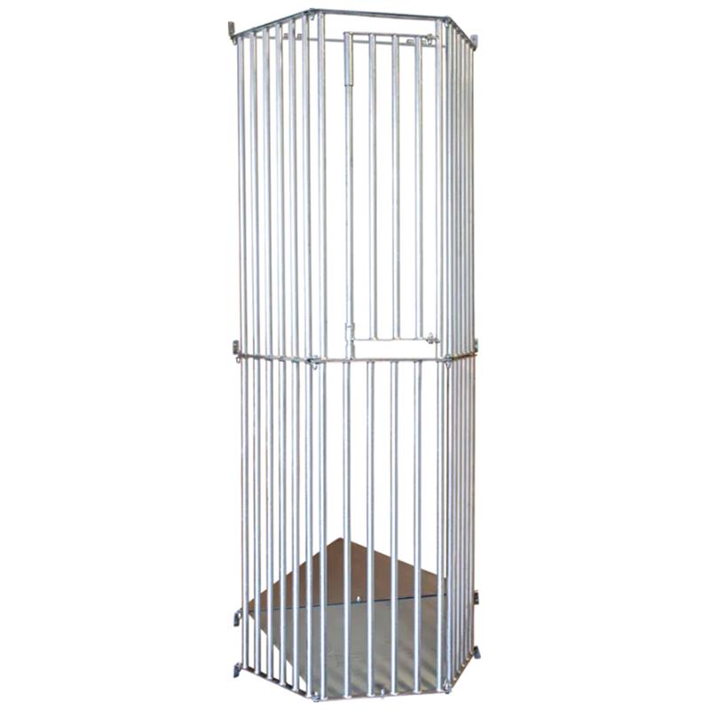 Mangatoia da Parete Regolabile per Cavalli – da 1,00 a 2,00 m per Stalla e Recinto