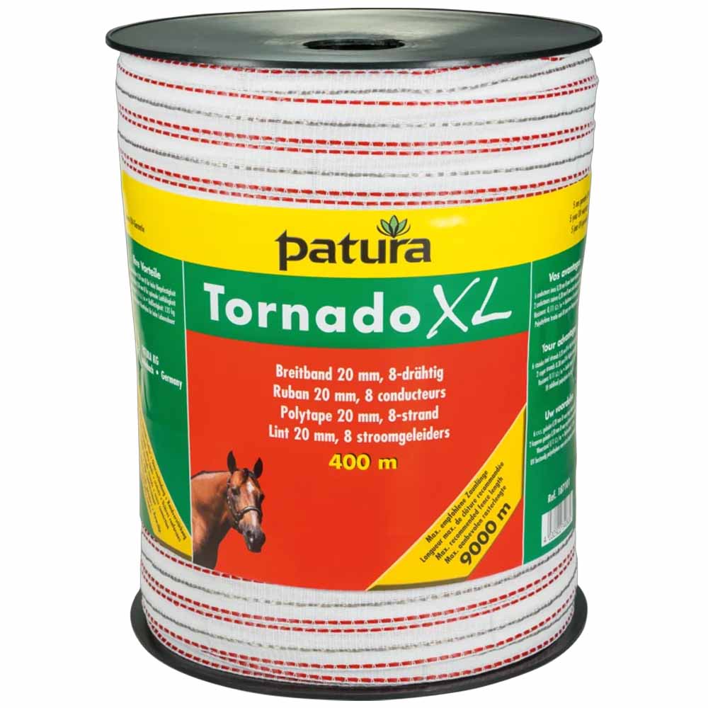 Tornado XL Polytape 20 mm – Filo Conduttivo Acciaio Inox e Rame – agritura