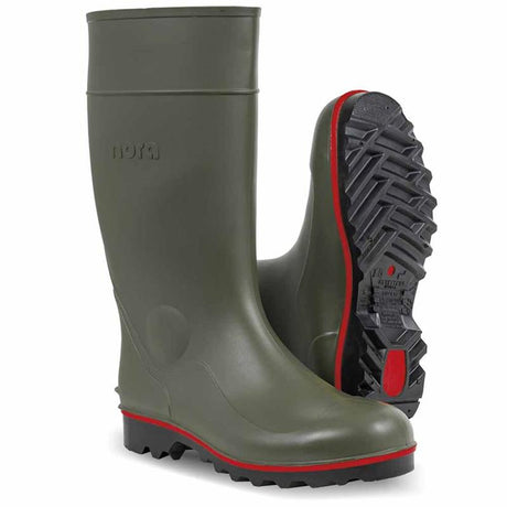 Stivali da lavoro Megajan S5 verdi con punta in acciaio