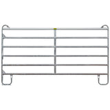 Pannello Compatto Zincato con Traverse Centrali - Altezza 1,70m