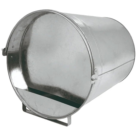 Abbeveratoio a secchio in metallo zincato per pollame