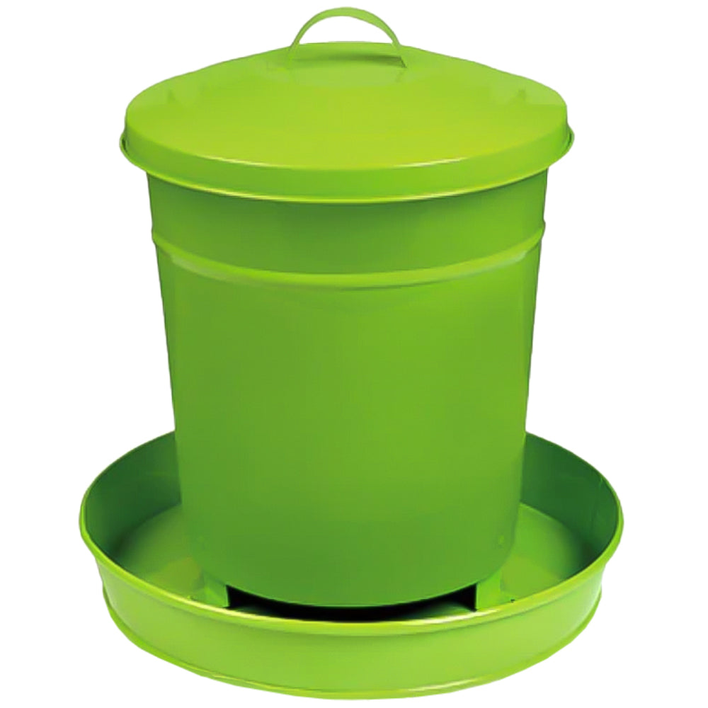 Mangime per Pollame Verniciato - Capacità 4kg, Design Robusto