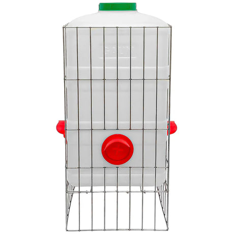 Mangiatoia per Galline Fai-da-Te con Serbatoio da 30L – Resistente