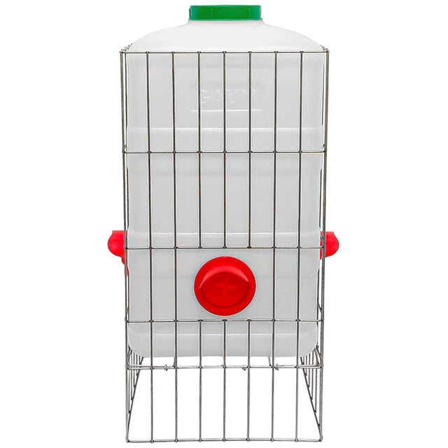 Mangiatoia per Galline Fai-da-Te con Serbatoio da 30L – Resistente