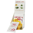Gel Arnica Officinalis 90% in bustina da 10 ml, gel naturale per dolori muscolari e contusioni con olio essenziale di menta piperita.