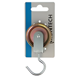 Carrucola 1 Gola con Gancio Girevole in Acciaio Ø 50mm