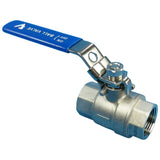 Valvola a sfera in acciaio inox 1" / 1" 1/2 - Accessorio per mungitura