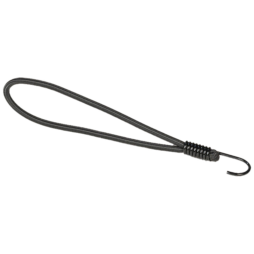 Set di 6 ganci elastici neri da 25 cm per reti e teloni da esterno