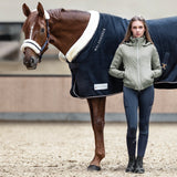 Coperta in pile rosé moderno per cavallo