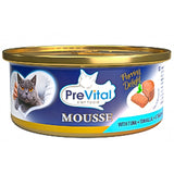 Cibo per gatti adulti Prevital 85g al tonno – con vitamina E e consistenza morbida