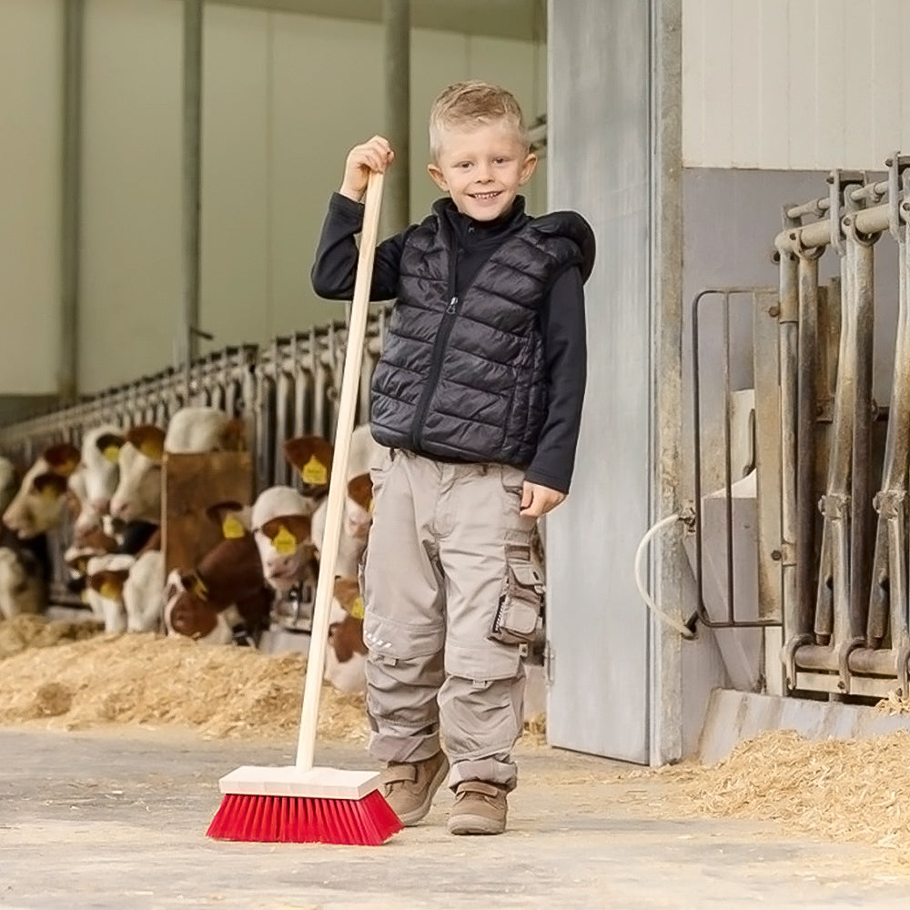 Mini scopa da strada con manico lungo 110 cm