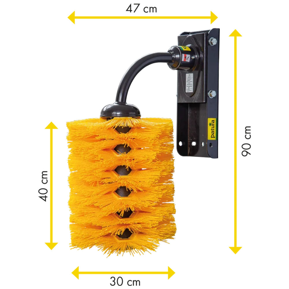 Spazzola oscillante Mini, Midi, Maxi per cavalli, bovini, capre e alpaca