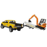 Bruder RAM Servizio Noleggio con Miniescavatore Veicolo Giocattolo