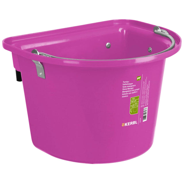 Mangiatoia da torneo con ganci di sospensione e maniglia per il trasporto