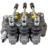 Distributore idraulico modello Basic a 3 leve doppio effetto 40litri