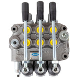 Distributore idraulico modello Basic a 3 leve doppio effetto 40litri