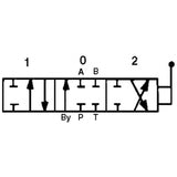 Distributore idraulico modello Basic a 3 leve doppio effetto 40litri