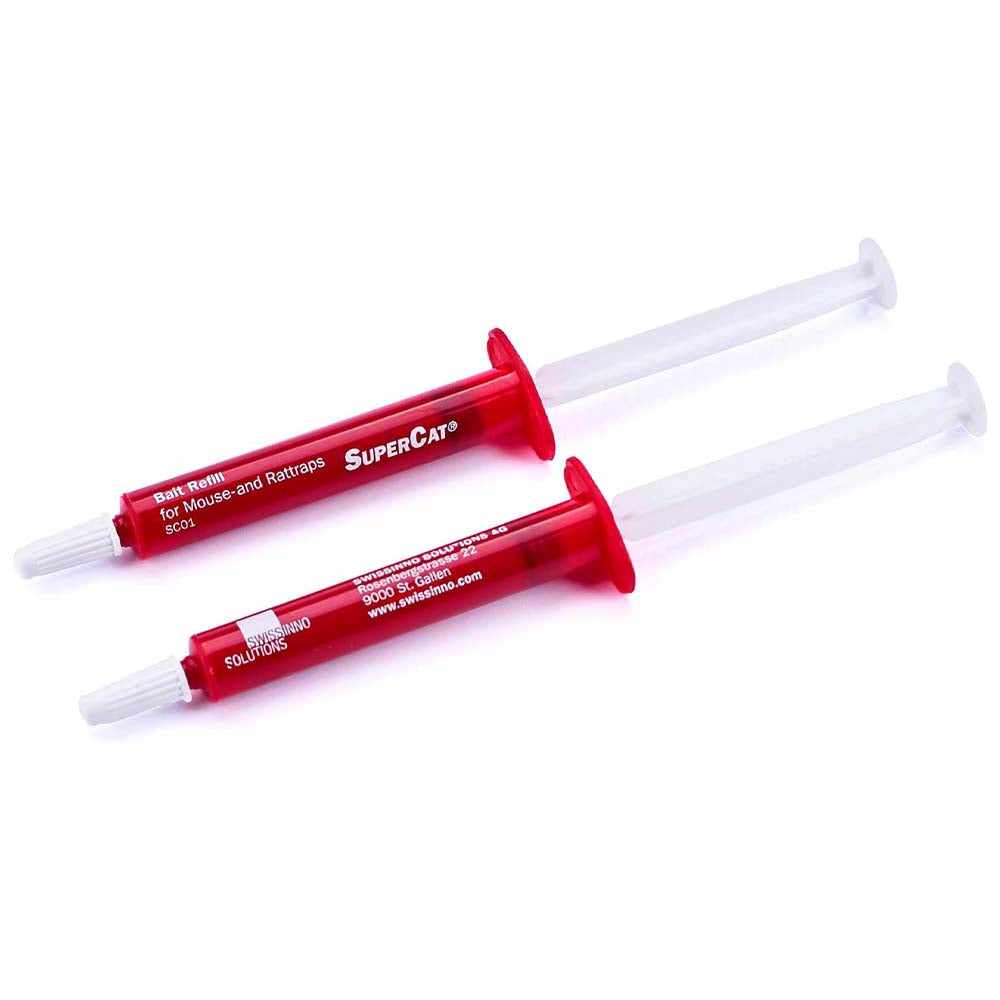 Esca di ricambio per trappola supercat pro confezione 2 siringhe