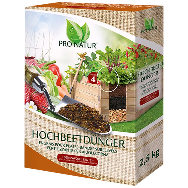 PRO NATUR® Concime per Orti Rialzati 2,5kg