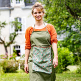Grembiule blackfox melody per raccolta cotone verde oliva da giardino
