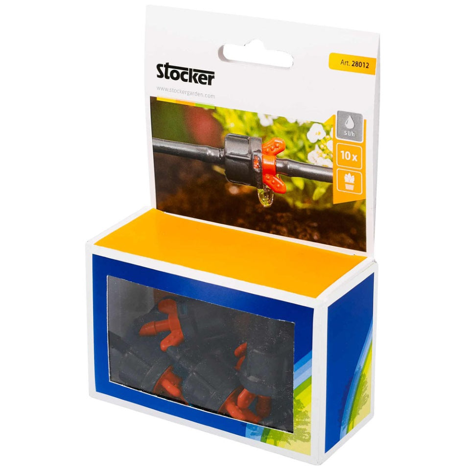 Gocciolatore In-Linea 5 L/H Set 10 Pezzi Microirrigazione