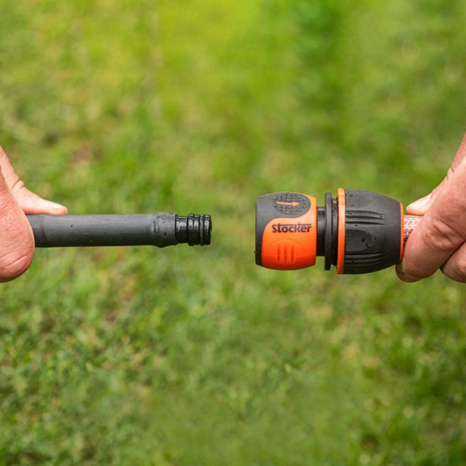 Giunto con attacco rapido per tubo da giardino e microirrigazione 13 a 16mm