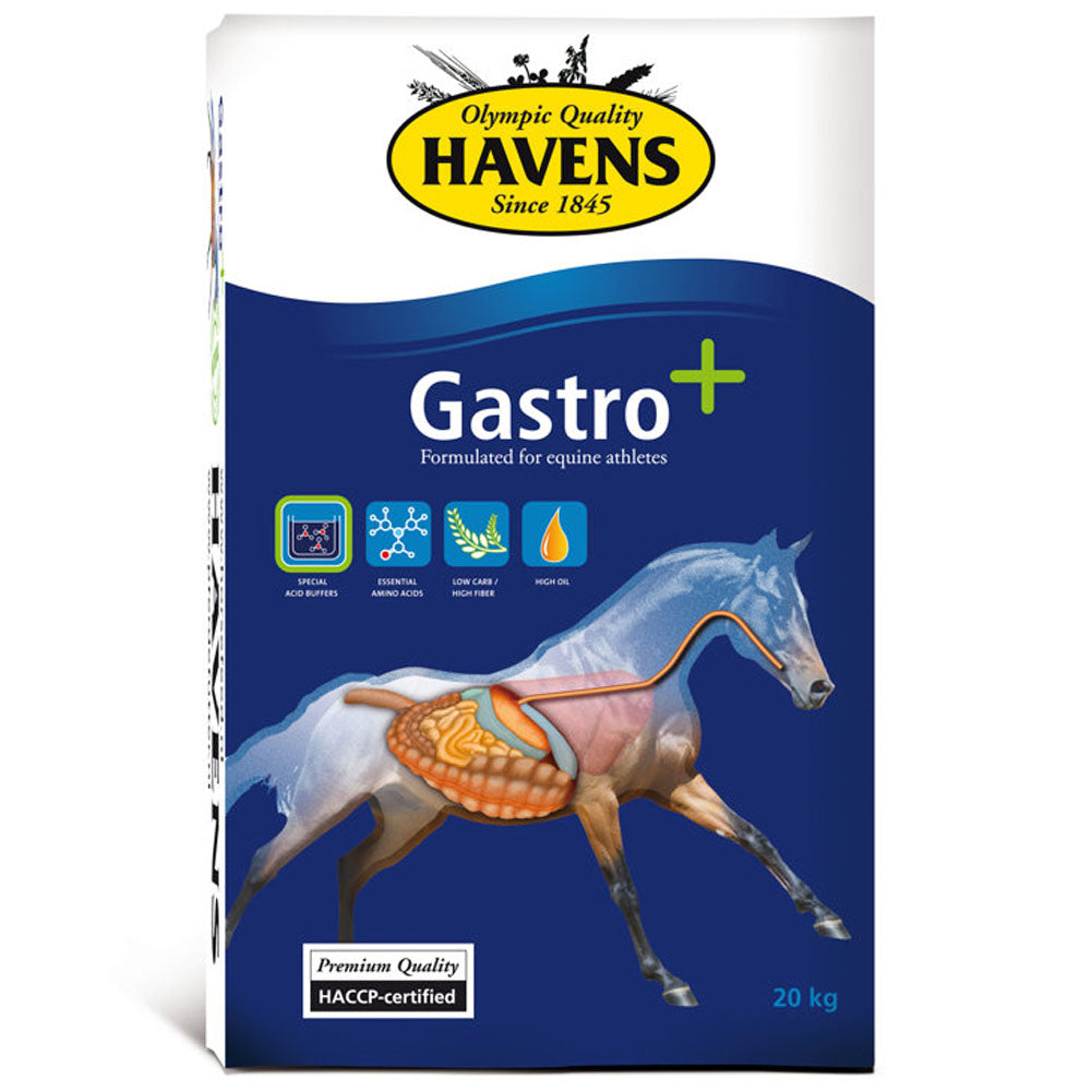 Mangime per cavalli Gastro+ 20kg – vista frontale
