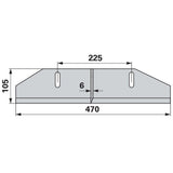 Coltello trinciatore OS148 adatto per buchmann