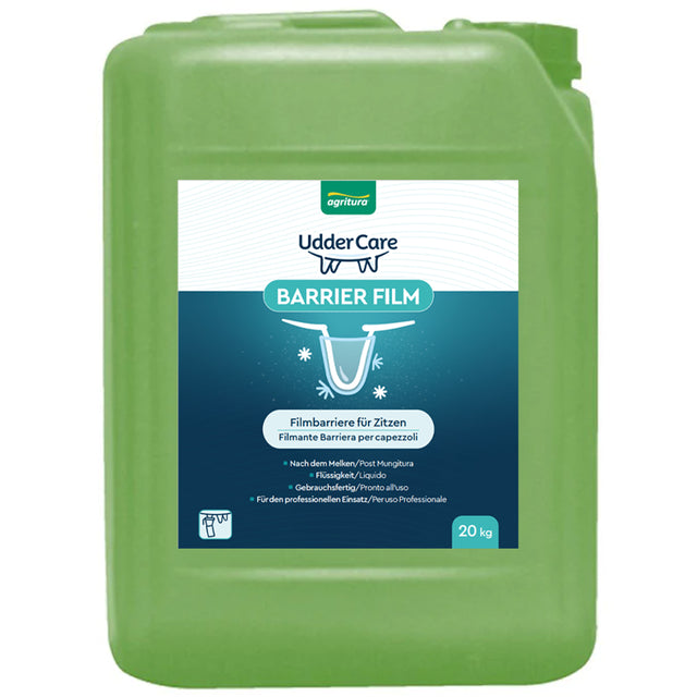 Agritura Barrier Film – Tanica da 20 kg per la cura post-mungitura con protezione a lunga durata