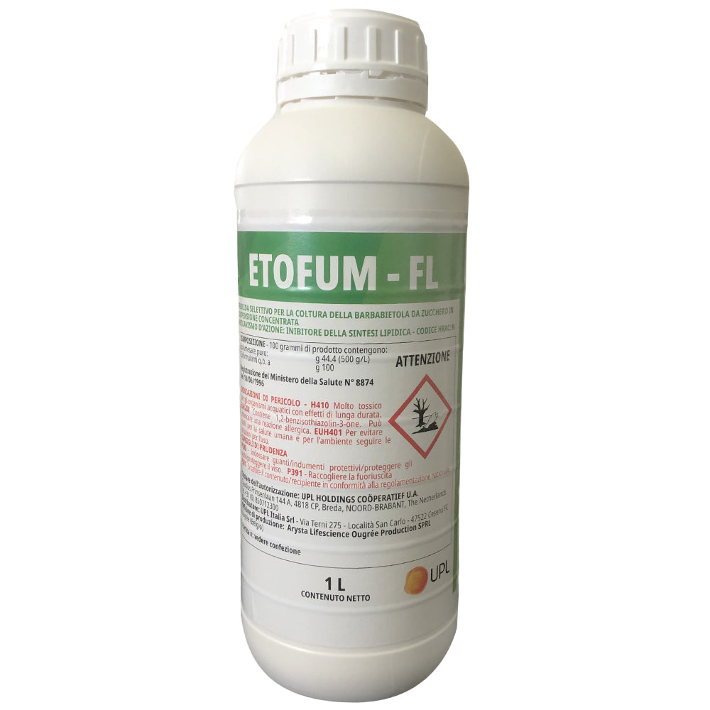 ETOFUM FL UPL – erbicida selettivo per barbabietola da zucchero 1L