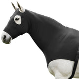 Cappuccio combinato comfort per cavalli – nero