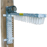 Spazzola per bovini con molla e doppia spazzola