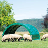 Rifugio al pascolo per piccoli animali da fattoria, protezione completa