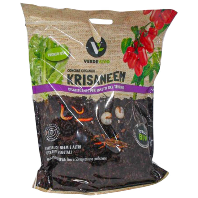 Adama Krisaneem Repellente Naturale del Suolo Orto Biologico - 2kg