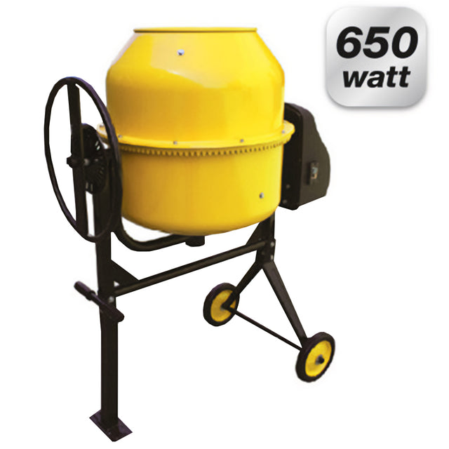 Betoniera elettrica 160L 650W con ruote robuste