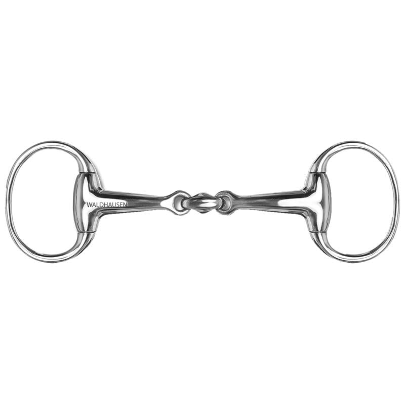 Filetto a uovo con doppio snodo per cavallo - 18mm