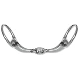 Filetto a uovo con doppio snodo per cavallo - 18mm