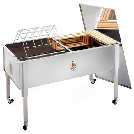 Vasca di Sceratura con Coperchio in Acciaio Inox - 125cm