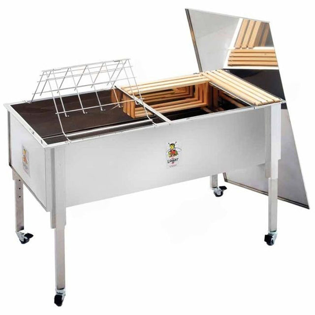 Vasca di Sceratura con Coperchio in Acciaio Inox - 125cm