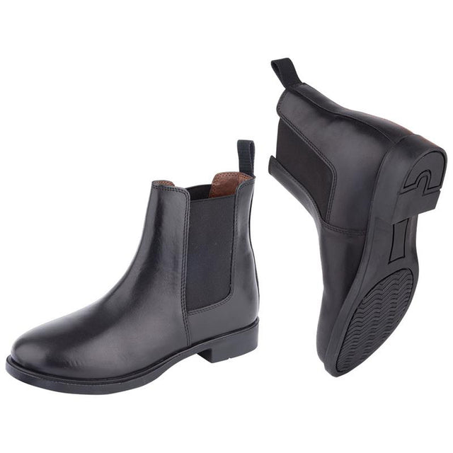 Stivaletti Jodhpur alla Caviglia da Equitazione Nero