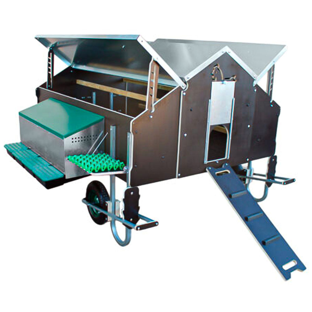 Pollaio Mobile 1,5 x 1,8 M – Trasportabile per 5–7 Galline