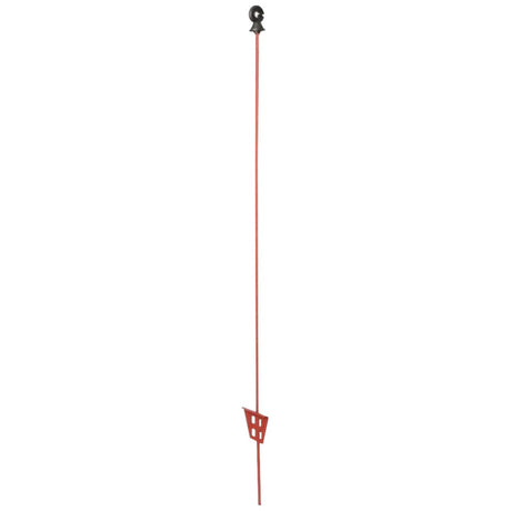 Palo ovale in acciaio a molla da 1,10m con isolatore ad anello o a coda