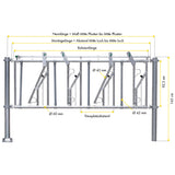 Mangiatoie autobloccanti bovini – Griglie robuste mucche vitelli
