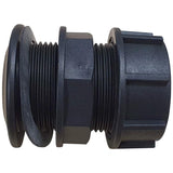 Tappo di scarico 1 1/4" in plastica per trogolo