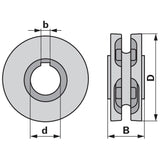 Ruota Dentata Catena Chiusa AD 110 x ID 35 – Accessori e Ricambi per Trattori