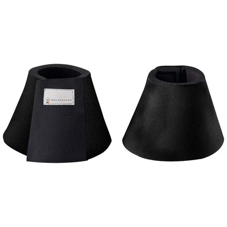 Campanello per stivali da cavallo Basic con velcro - Nero