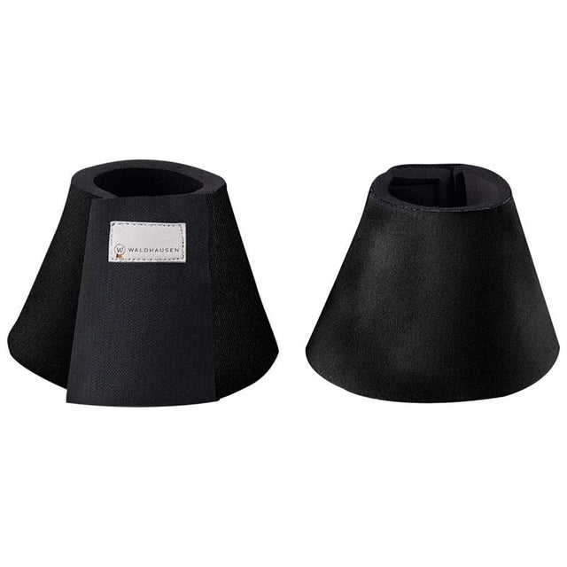 Campanello per stivali da cavallo Basic con velcro - Nero